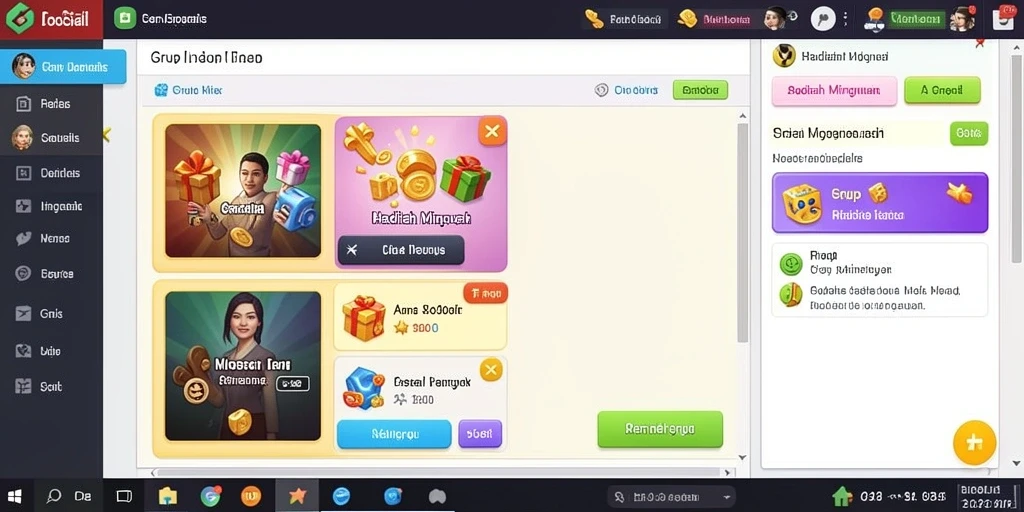 Tampilan antarmuka aplikasi yang menarik dan user-friendly.