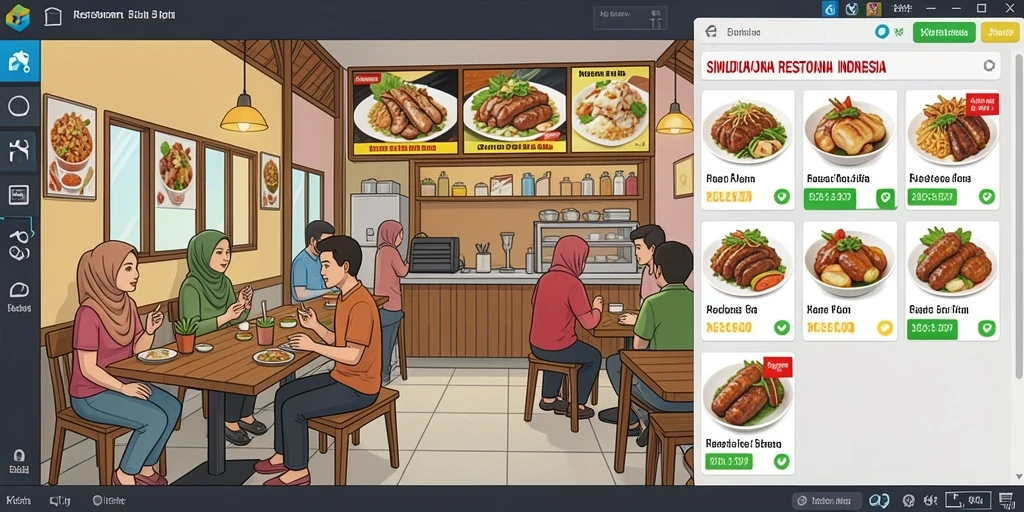 Tampilan antarmuka yang intuitif dan mudah digunakan.