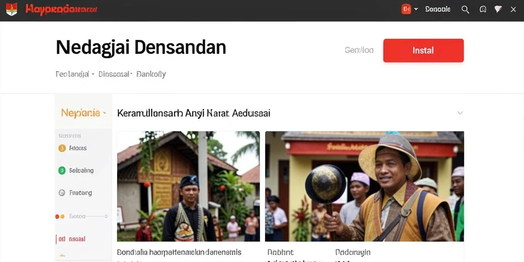 Tampilan antarmuka yang intuitif dan menarik.
