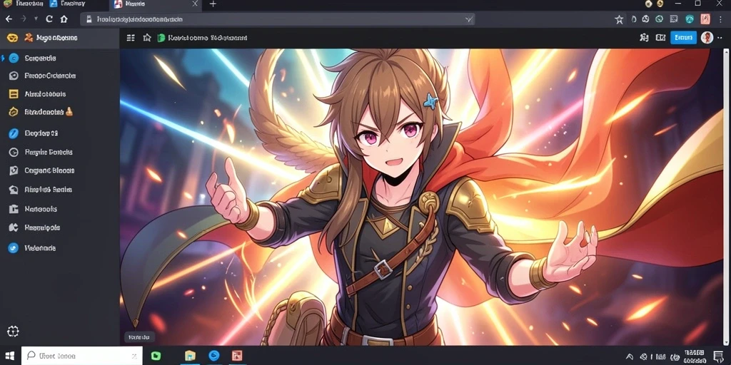 Screenshot menampilkan antarmuka permainan yang menarik.