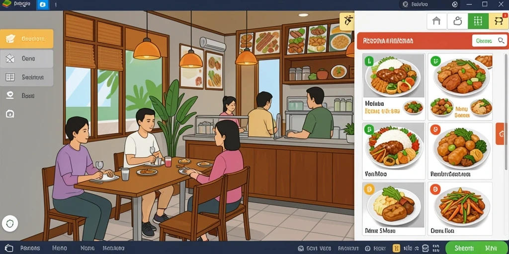 Screenshot menampilkan pemandangan indah dari dunia REZIXO.