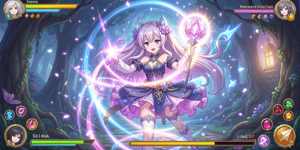 Screenshot menunjukkan tampilan grafis game yang memukau.